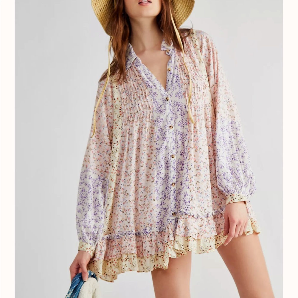 Free people floral tunic